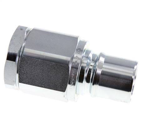 Stahl DN 40 Hydraulikkupplung Stecker G 1 1/4 Zoll Innengewinde ISO 7241-1 B D 44,5mm