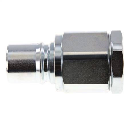 Stahl DN 40 Hydraulikkupplung Stecker G 1 1/2 Zoll Innengewinde ISO 7241-1 B D 44,5mm
