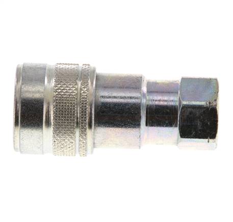 Stahl DN 5 Hydraulikkupplung Muffe 1/8 Zoll NPT-Innengewinde ISO 7241-1 B D 10,9mm
