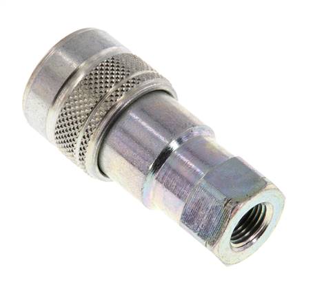 Stahl DN 5 Hydraulikkupplung Muffe 1/8 Zoll NPT-Innengewinde ISO 7241-1 B D 10,9mm