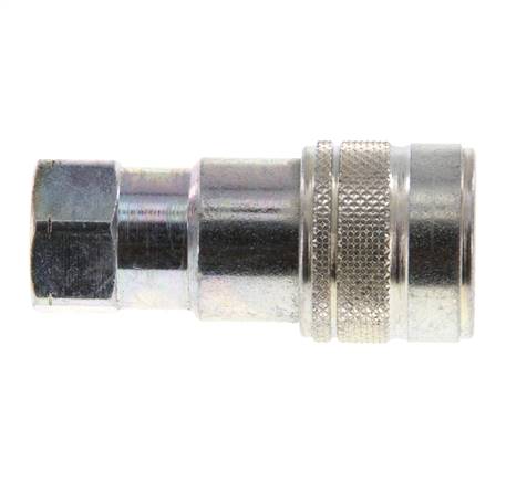 Stahl DN 5 Hydraulikkupplung Muffe 1/8 Zoll NPT-Innengewinde ISO 7241-1 B D 10,9mm
