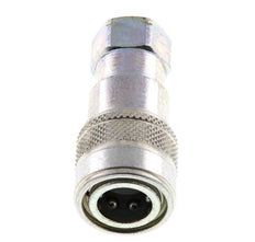 Stahl DN 5 Hydraulikkupplung Muffe 1/8 Zoll NPT-Innengewinde ISO 7241-1 B D 10,9mm