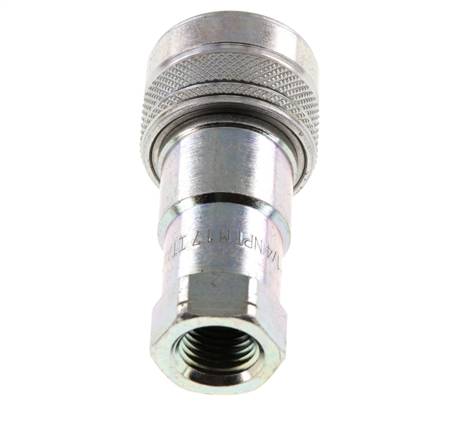 Stahl DN 6,3 Hydraulikkupplung Muffe 1/4 Zoll NPT-Innengewinde ISO 7241-1 B D 14,2mm