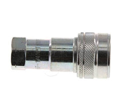 Stahl DN 6,3 Hydraulikkupplung Muffe 1/4 Zoll NPT-Innengewinde ISO 7241-1 B D 14,2mm