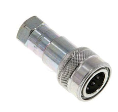Stahl DN 6,3 Hydraulikkupplung Muffe 1/4 Zoll NPT-Innengewinde ISO 7241-1 B D 14,2mm