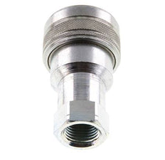 Stahl DN 12,5 Hydraulikkupplung Muffe 1/2 Zoll NPT-Innengewinde ISO 7241-1 B D 23,5mm
