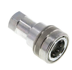 Stahl DN 12,5 Hydraulikkupplung Muffe 1/2 Zoll NPT-Innengewinde ISO 7241-1 B D 23,5mm