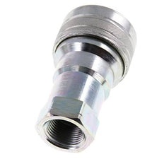 Stahl DN 20 Hydraulikkupplung Muffe 3/4 Zoll NPT-Innengewinde ISO 7241-1 B D 31,4mm
