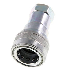 Stahl DN 20 Hydraulikkupplung Muffe 3/4 Zoll NPT-Innengewinde ISO 7241-1 B D 31,4mm