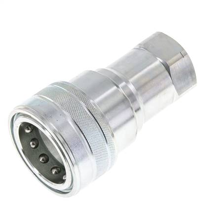 Stahl DN 50 Hydraulikkupplung Muffe 2 Zoll NPT-Innengewinde ISO 7241-1 B D 63,2mm