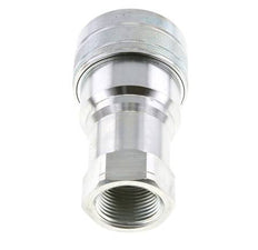 Stahl DN 50 Hydraulikkupplung Muffe 2 Zoll NPT-Innengewinde ISO 7241-1 B D 63,2mm
