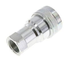 Stahl DN 40 Hydraulikkupplung Muffe 1 1/4 Zoll NPT-Innengewinde ISO 7241-1 B D 44,5mm