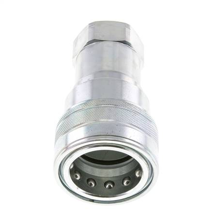 Stahl DN 50 Hydraulikkupplung Muffe 2 Zoll NPT-Innengewinde ISO 7241-1 B D 63,2mm
