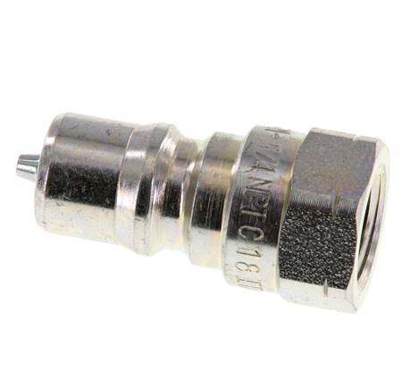 Stahl DN 6,3 Hydraulikkupplungsstecker 1/4 Zoll NPT-Innengewinde ISO 7241-1 B D 14,2mm