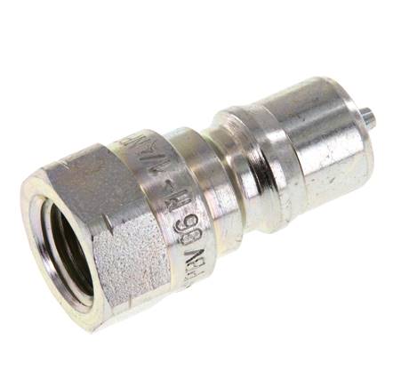 Stahl DN 6,3 Hydraulikkupplungsstecker 1/4 Zoll NPT-Innengewinde ISO 7241-1 B D 14,2mm