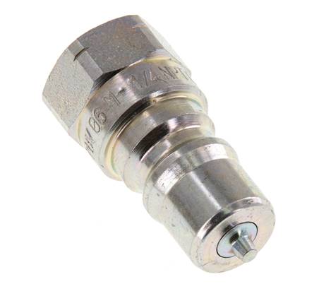 Stahl DN 6,3 Hydraulikkupplungsstecker 1/4 Zoll NPT-Innengewinde ISO 7241-1 B D 14,2mm