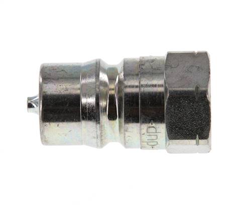 Stahl DN 12,5 Hydraulik-Kupplungsstecker 1/2 Zoll NPT-Innengewinde ISO 7241-1 B D 23,5mm