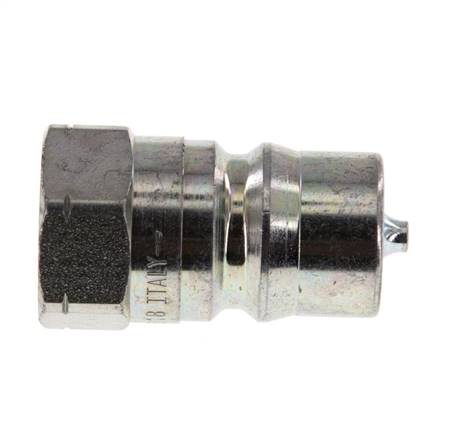 Stahl DN 12,5 Hydraulik-Kupplungsstecker 1/2 Zoll NPT-Innengewinde ISO 7241-1 B D 23,5mm