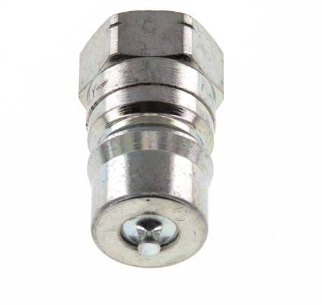 Stahl DN 12,5 Hydraulik-Kupplungsstecker 1/2 Zoll NPT-Innengewinde ISO 7241-1 B D 23,5mm