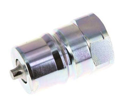Stahl DN 25 Hydraulik-Kupplungsstecker 1 Zoll NPT-Innengewinde ISO 7241-1 B D 37,8mm