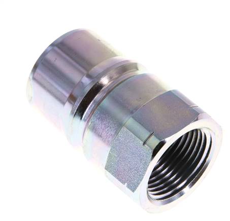 Stahl DN 50 Hydraulik-Kupplungsstecker 2 Zoll NPT-Innengewinde ISO 7241-1 B D 63,2mm