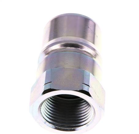 Stahl DN 50 Hydraulik-Kupplungsstecker 2 Zoll NPT-Innengewinde ISO 7241-1 B D 63,2mm