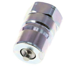 Stahl DN 25 Hydraulik-Kupplungsstecker 1 Zoll NPT-Innengewinde ISO 7241-1 B D 37,8mm