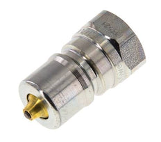 Stahl DN 10 Hydraulikkupplung Stecker G 3/8 Zoll Innengewinde Druckentlastung ISO 7241-1 B D 19,1mm