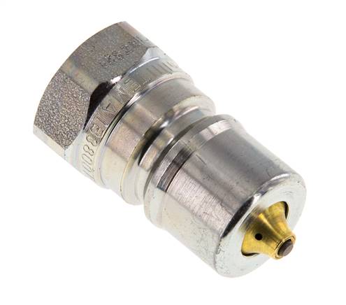 Stahl DN 10 Hydraulikkupplung Stecker G 3/8 Zoll Innengewinde Druckentlastung ISO 7241-1 B D 19,1mm