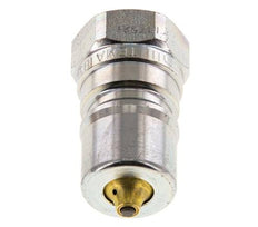 Stahl DN 10 Hydraulikkupplung Stecker G 3/8 Zoll Innengewinde Druckentlastung ISO 7241-1 B D 19,1mm