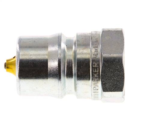Stahl DN 12,5 Hydraulikkupplung Stecker G 1/2 Zoll Innengewinde Druckminderer ISO 7241-1 B D 23,5mm