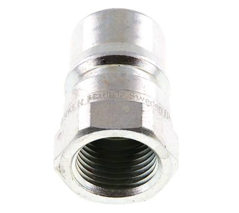 Stahl DN 12,5 Hydraulikkupplung Stecker G 1/2 Zoll Innengewinde Druckminderer ISO 7241-1 B D 23,5mm
