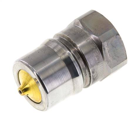 Stahl DN 25 Hydraulikkupplung Stecker G 1 Zoll Innengewinde Druckminderer ISO 7241-1 B D 37,8mm