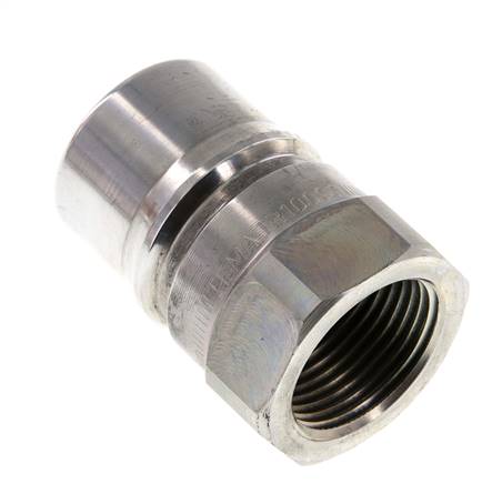 Stahl DN 25 Hydraulikkupplung Stecker G 1 Zoll Innengewinde Druckminderer ISO 7241-1 B D 37,8mm