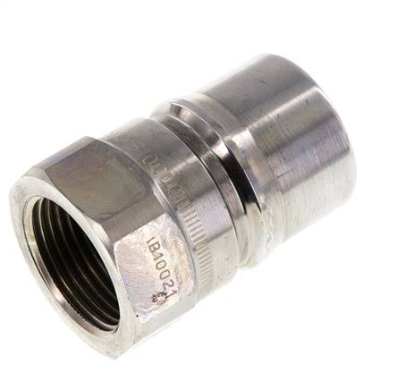 Stahl DN 25 Hydraulikkupplung Stecker G 1 Zoll Innengewinde Druckminderer ISO 7241-1 B D 37,8mm