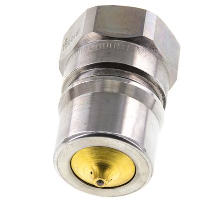 Stahl DN 25 Hydraulikkupplung Stecker G 1 Zoll Innengewinde Druckminderer ISO 7241-1 B D 37,8mm