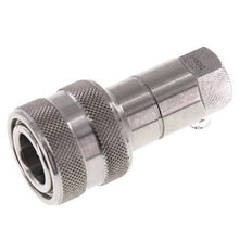 Stainless Steel DN 5 Hydraulic Coupling Socket G 1/8 inch Female Threads ISO 7241-1 B D 10.9mm