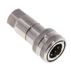 Edelstahl DN 6,3 Hydraulikkupplung Muffe G 1/4 Zoll Innengewinde ISO 7241-1 B D 14,2mm