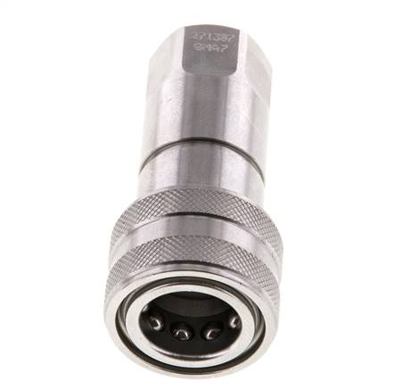 Edelstahl DN 6,3 Hydraulikkupplung Muffe G 1/4 Zoll Innengewinde ISO 7241-1 B D 14,2mm