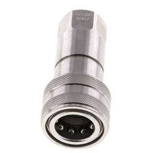 Edelstahl DN 6,3 Hydraulikkupplung Muffe G 1/4 Zoll Innengewinde ISO 7241-1 B D 14,2mm