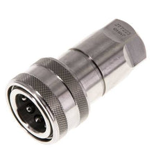 Edelstahl DN 10 Hydraulikkupplung Muffe G 3/8 Zoll Innengewinde ISO 7241-1 B D 19,1mm
