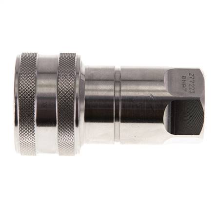 Edelstahl DN 10 Hydraulikkupplung Muffe G 3/8 Zoll Innengewinde ISO 7241-1 B D 19,1mm