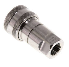 Edelstahl DN 10 Hydraulikkupplung Muffe G 3/8 Zoll Innengewinde ISO 7241-1 B D 19,1mm