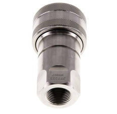 Edelstahl DN 10 Hydraulikkupplung Muffe G 3/8 Zoll Innengewinde ISO 7241-1 B D 19,1mm