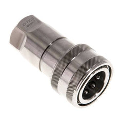 Edelstahl DN 10 Hydraulikkupplung Muffe G 3/8 Zoll Innengewinde ISO 7241-1 B D 19,1mm