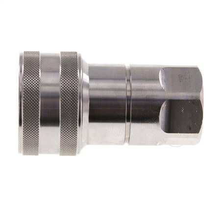 Edelstahl DN 12,5 Hydraulikkupplung Muffe G 1/2 Zoll Innengewinde ISO 7241-1 B D 23,5mm