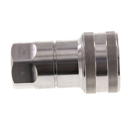 Edelstahl DN 12,5 Hydraulikkupplung Muffe G 1/2 Zoll Innengewinde ISO 7241-1 B D 23,5mm