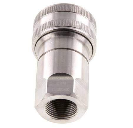 Edelstahl DN 20 Hydraulikkupplung Muffe G 3/4 Zoll Innengewinde ISO 7241-1 B D 31,4mm