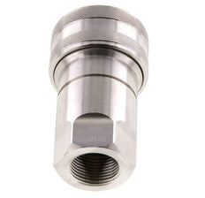 Edelstahl DN 20 Hydraulikkupplung Muffe G 3/4 Zoll Innengewinde ISO 7241-1 B D 31,4mm