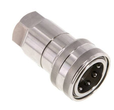 Edelstahl DN 20 Hydraulikkupplung Muffe G 3/4 Zoll Innengewinde ISO 7241-1 B D 31,4mm